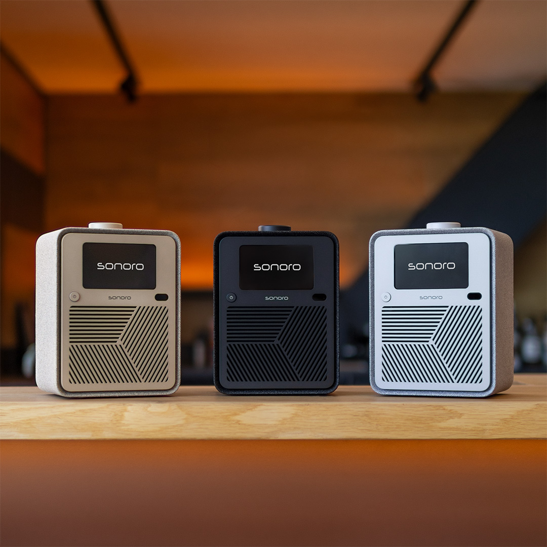Kompaktes Musiksystem mit Streaming, DAB+ Radio und Acoustic Lens