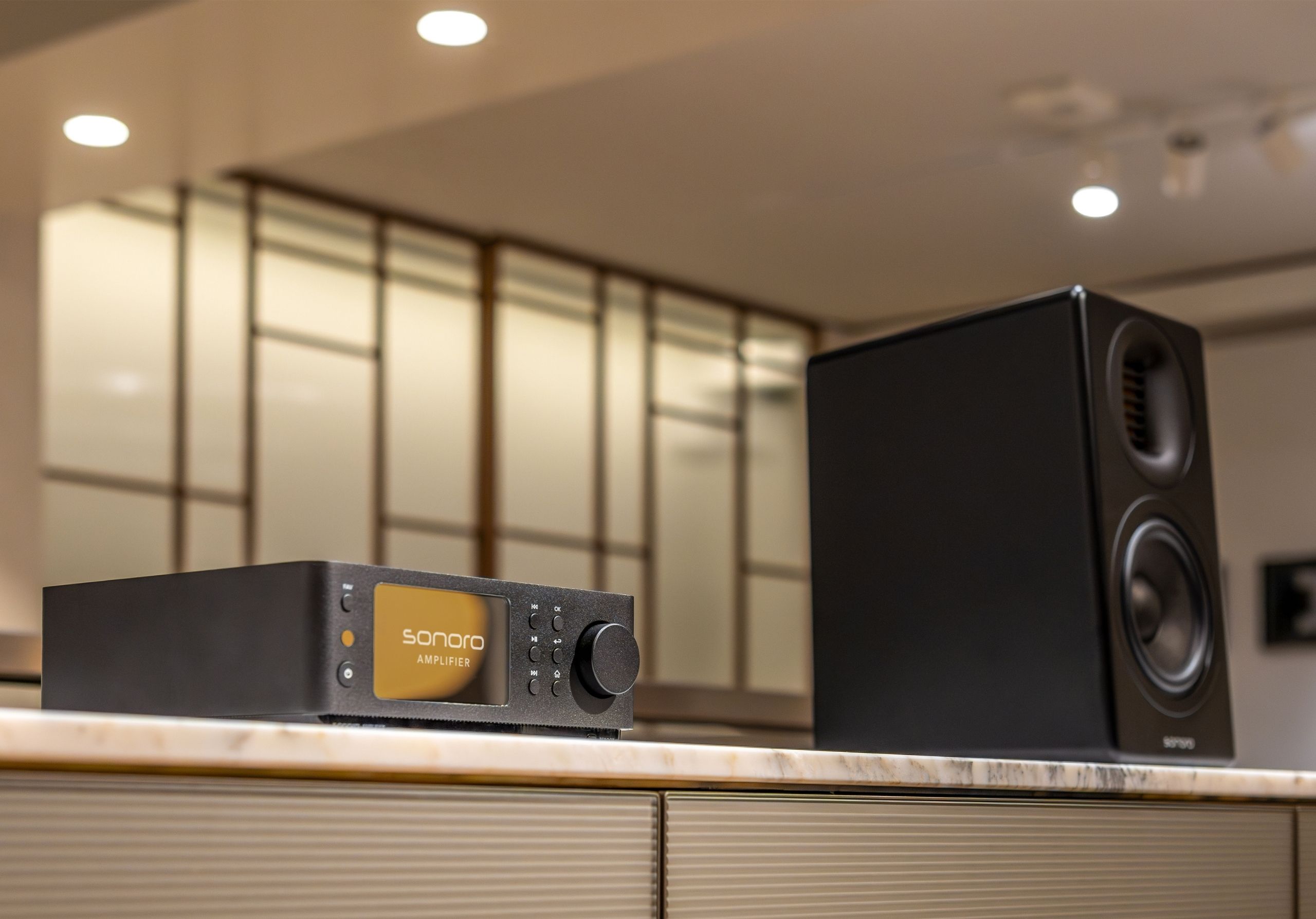 sonoro AMPLIFIER Anschlüsse und Ausstattung